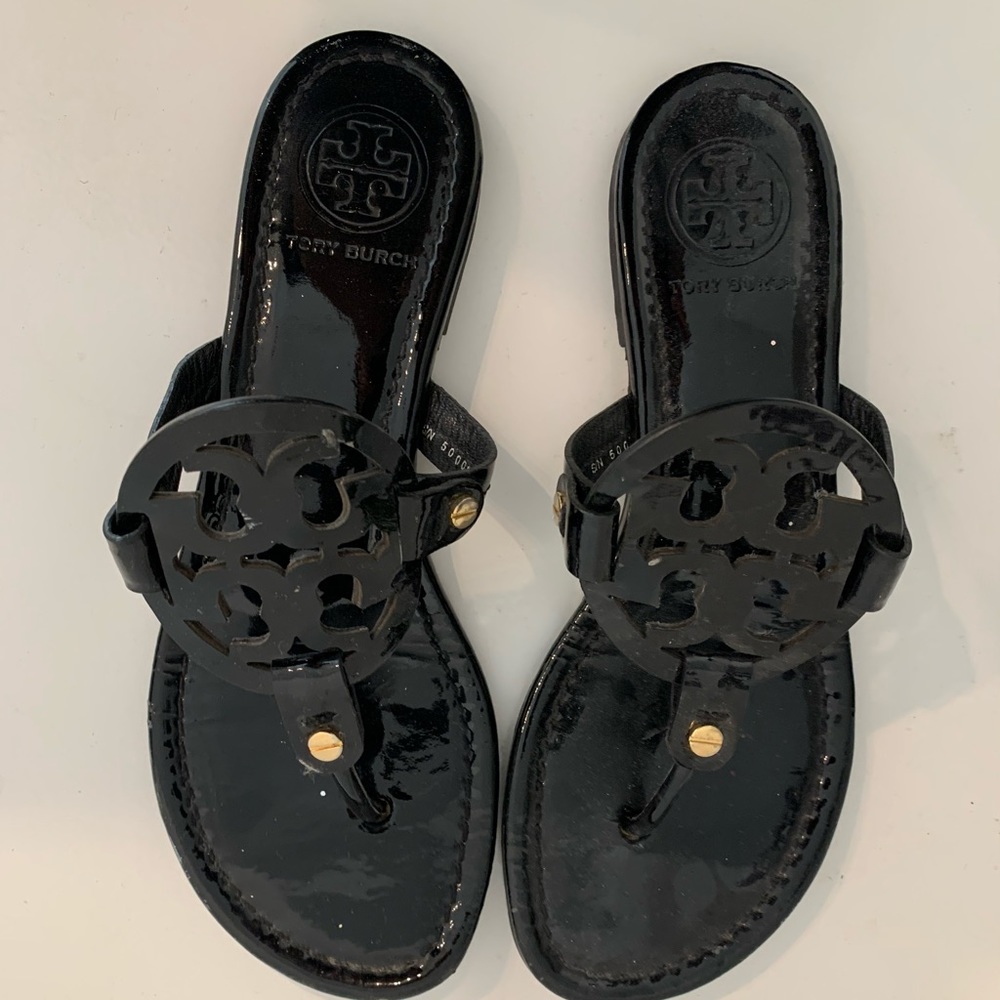 Tory burch black sandals